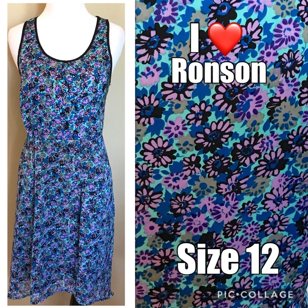 I ❤️ Ronson Floral Dress Size 12